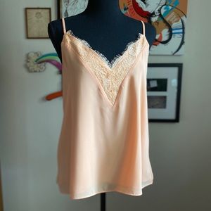Peach Lacey Top